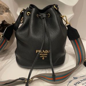 PRADA Authentic leather bucket bag NWOT